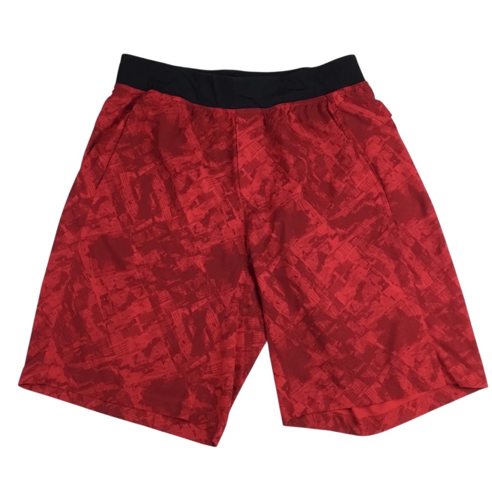 Lululemon Mens Swim Trunks Shorts Reds